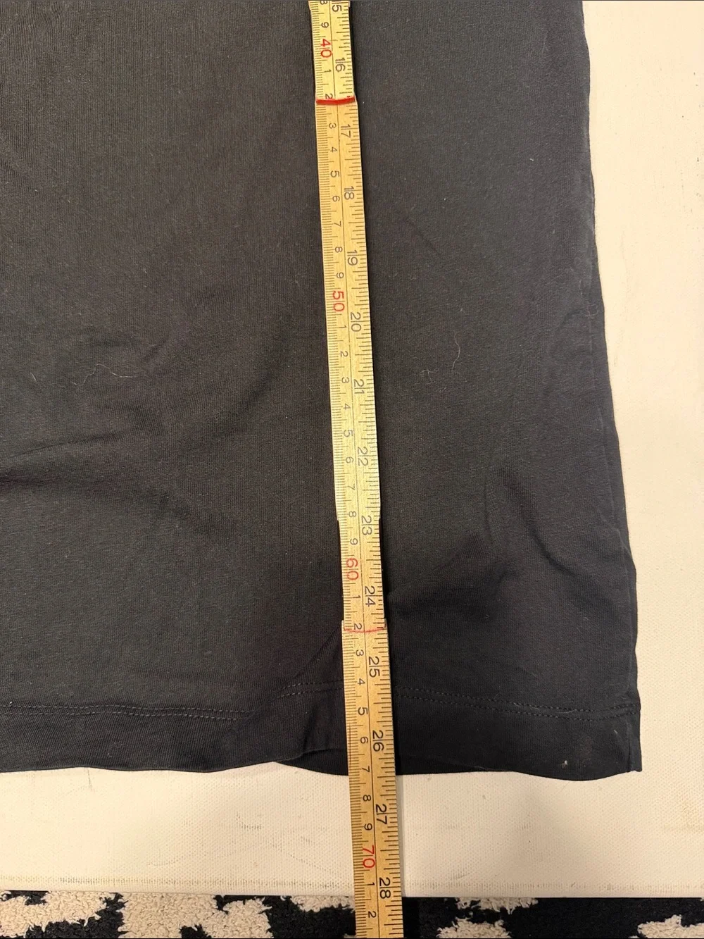 Jordan Short Sleeve Crew Tee in Black with Yellow Logo Graphics